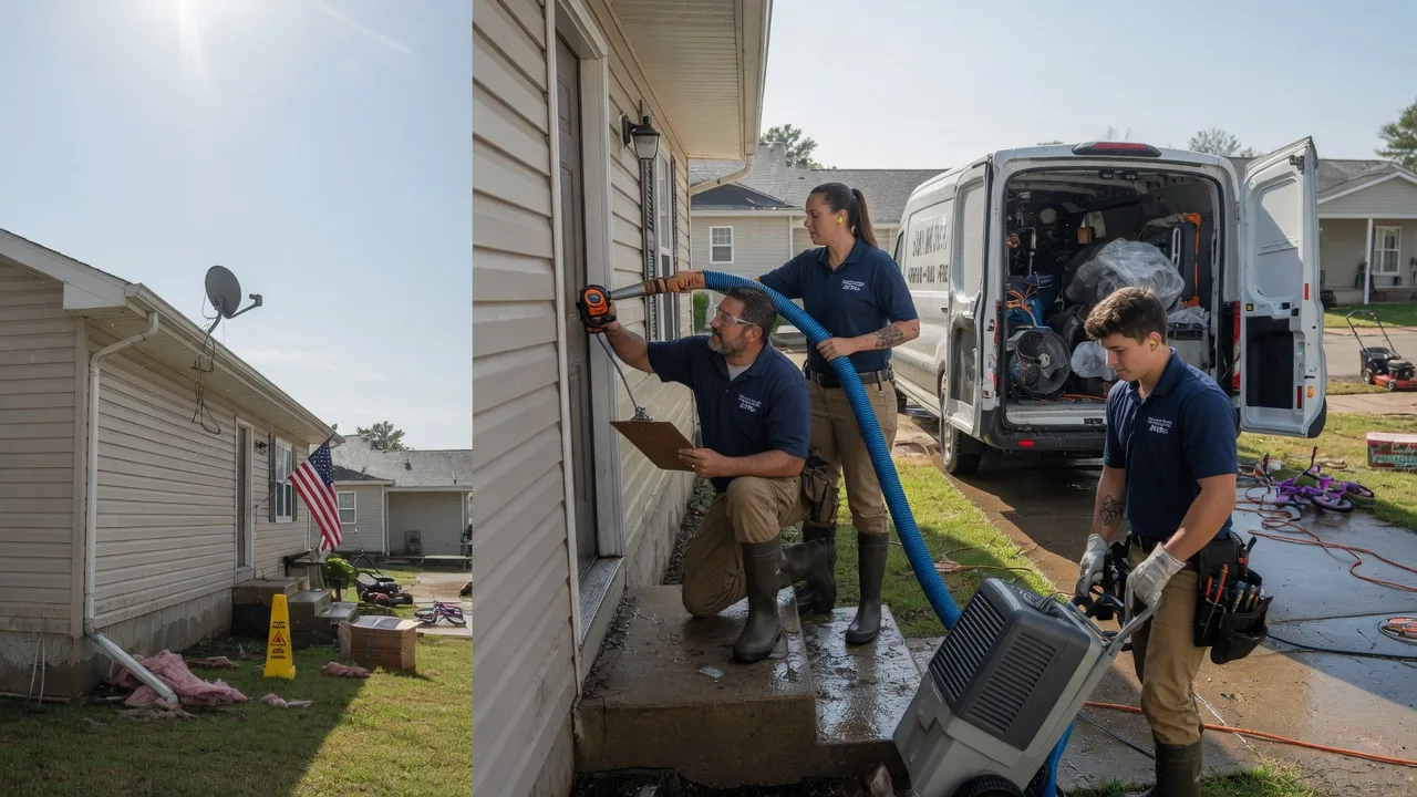 Ceiling Water Damage Restoration in Lake Dallas, TX near me